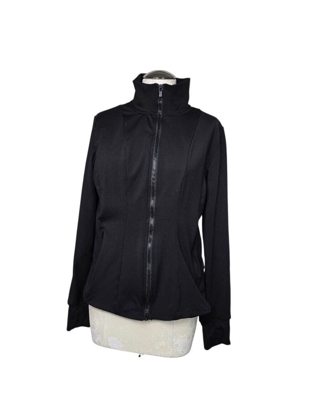 Everyday Extra Warm Black Full Zipper Jacket XL